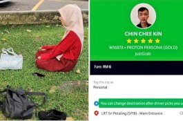 Driver Tionghoa Ini dengan Sabar Tunggui Pelanggannya Selesaikan Salat di Pinggir Jalan