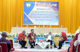 Bapedda Gowa Gelar Talkshow Peningkatan Kontribusi Sektor Pertanian Terhadap Ekonomi Daerah