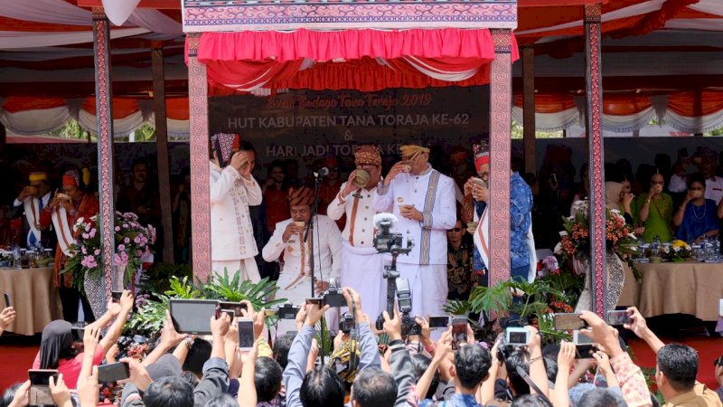 Wagub Sulsel Ikuti Seluruh Rangkaian Peringatan HUT Tana Toraja