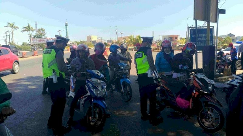 Operasi Patuh 2019 di Kabupaten Pangkep, Minggu (1/9/2019).