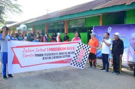 Wabup Sidrap Lepas Jalan Sehat Tahun Baru Islam Ponpes Al Urwatul Wutsqaa 