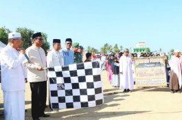 Meriahnya Pawai Ta'aruf di Kota Santri Barru