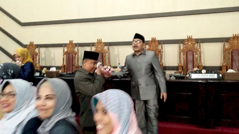 Dewan Perwakilan Rakyat Daerah (DPRD) Kota Makassar melakukan rapat paripurna, Selasa (3/9/2019). 