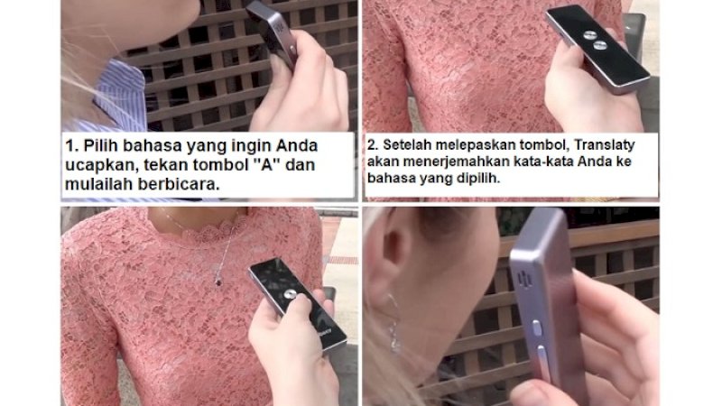 Translaty memudahkan komunikasi dengan orang yang berbeda bahasa.