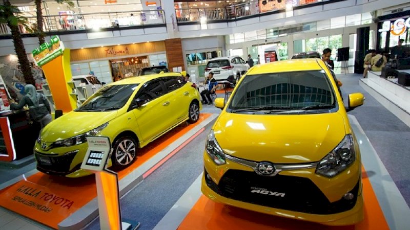 Agya jadi salah satu varian andalan Kalla Toyota menggenjot penjualan. (Foto: Kalla Toyota)
