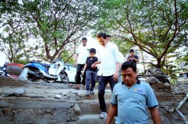 Fadli Ananda Bantu Korban Kebakaran di Manggala