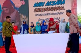 Bunda PAUD Sidrap Teken Kesepakatan Berantas Buta Aksara