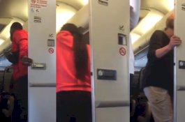 Penumpang Berduaan di Kamar Kecil Pesawat, Netizen: 'Ada Turbulensi dari Toilet'