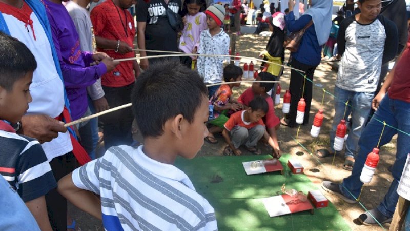 Rangkaian pameran Go Green di Naval Base Open Day (NBOD) di Pantai Jalaria Mako Lantamal VI, Minggu (8/09/2019).