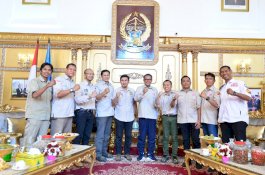 Pengurus IOF Pengda Sulsel Temui Gubernur Sulsel