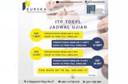 Eureka English Edu Gelar Tes TOEFL Bersertifikat Resmi ETS
