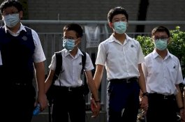 Pelajar Hong Kong Bentuk Rantai Manusia Dalam Protes Anti Pemerintah