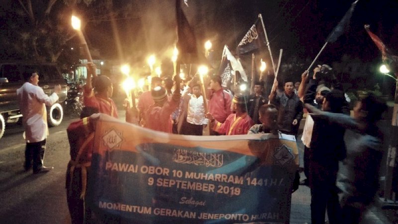 Gerakan Berhijrah, Warga Jeneponto Pawai Sambut 10 Muharam 