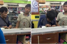 Ayah Miskin Bawa Banyak Koin ke Toko Sepatu, 