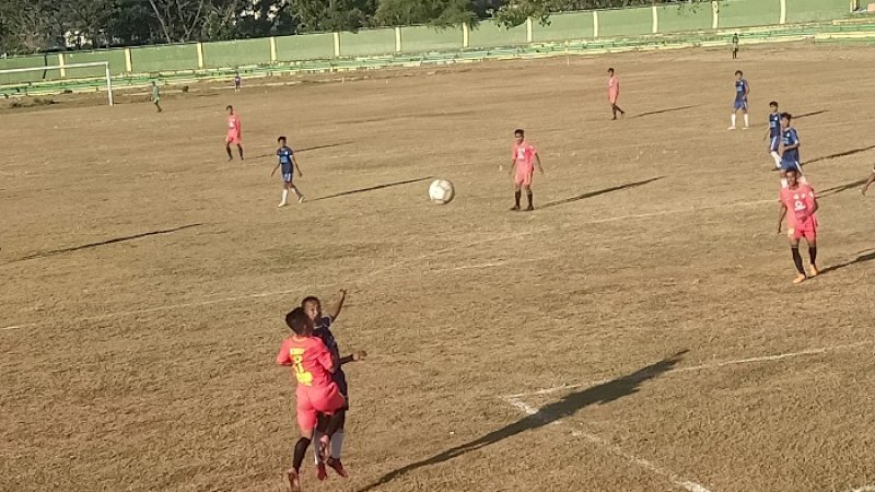 Laga Liga 3 Zona Sulsel di Stadion Andi Mappe, Pangkep. 