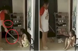 Ibu Kejam Memukul dan Menendang Putrinya, Sambil Merekam Suami Bilang, 