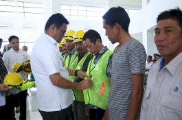 Tingkatkan SDM, Pemkab Barru Latih 150 Orang Tenaga Kerja Konstruksi