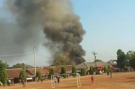 Gudang Amunisi di Markas Brimob Semarang Terbakar