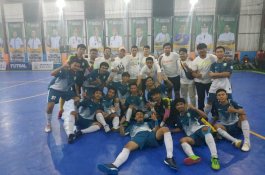 Tampil Perkasa dengan Pita Hitam, Tim Futsal Parepare Lolos ke Semifinal