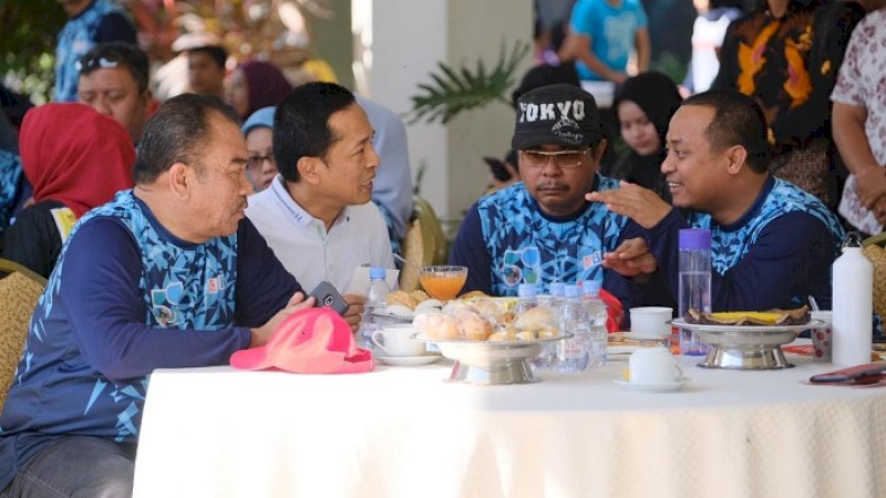 Wakil Gubernur Sulawesi Selatan, Andi Sudirman Sulaiman menghadiri hari jadi ke-59 Fakultas Teknik Universitas Hasanuddin di Kampus Teknik Unhas Gowa, Sabtu (14/9/2019).
