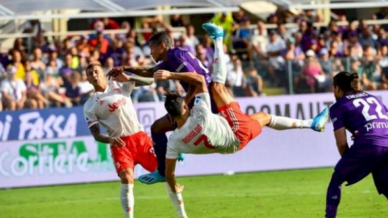 Laga Fiorentina melawan Juventus yang berakhir 0-0. (FOTO: TROME)