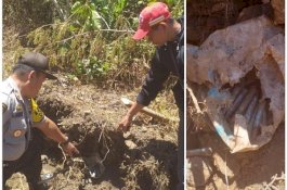 Geger, 45 Butir Amunisi Ditemukan Tertimbun Tanah dan Terbungkus Plastik