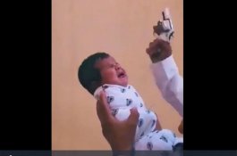 Arab Saudi Digegerkan Dengan Video Pria Memasukkan Pistol ke Mulut Bayi