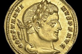 Koin Emas Dari Abad ke-4 Terjual Rp350 Juta di Lelang