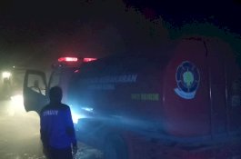 Asap Tebal Kembali Selimuti TPA Gowa