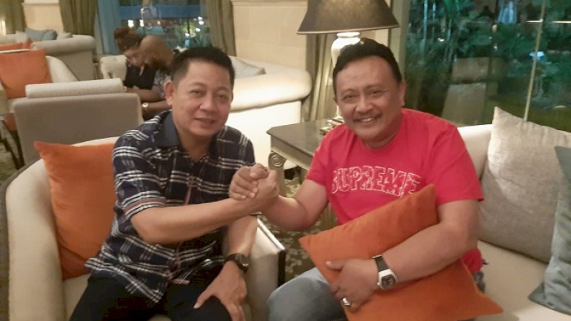 Rusdi Masse bertemu Syarifuddin Dg Punna (Sadap) di Jakarta baru-baru ini.