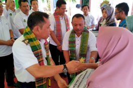 Wakil Bupati Sidrap Resmikan Desa Sadar Jaminan Sosial Ketenagakerjaan
