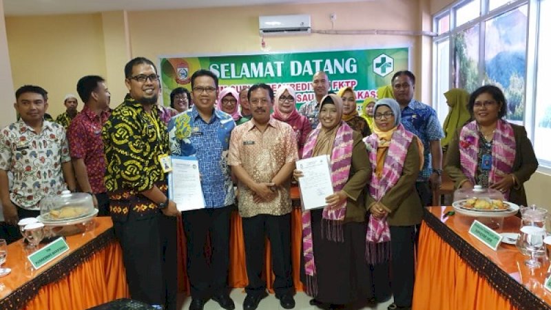 Sekretaris Daerah Kota Makassar, Andi Muhammad Ansar, membuka survei akreditasi Puskesmas di Puskesmas Makkasau, Kompleks PDAM Makassar, Kamis (19/9/2019).