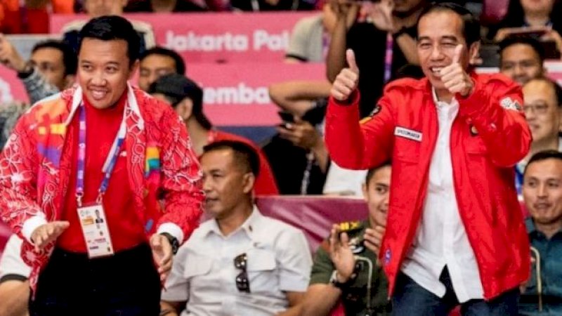 Imam Nahrawi (kiri)dicekal bepergian ke luar negeri.