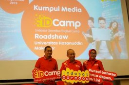 Puluhan Mahasiswa Unhas Ikut Roadshow IDCamp Indosat Ooredoo
