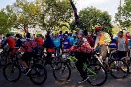 Ribuan Peserta Mountain Bike Jelajahi Bumi Lasinrang