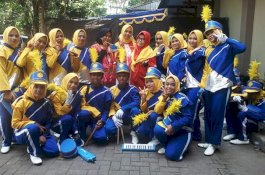 SMPN Anggeraja Enrekang Sabet Piala dari Lomba Drum Band Tingkat Nasional