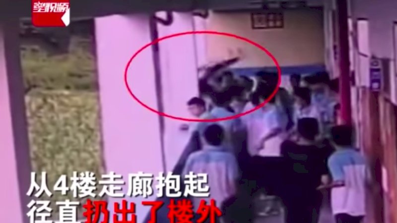 Di-bully, Siswa di China Dilempar dari Lantai 4 Sekolahnya