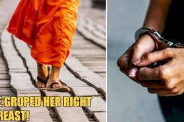 Oknum Biksu Raba-Raba Payudara Wanita Usai Minum Bir