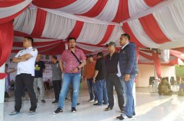 Jelang Pembukaan SKBKT dan BBKT, Panitia Karang Taruna Sidrap Gelar Geladi Bersih