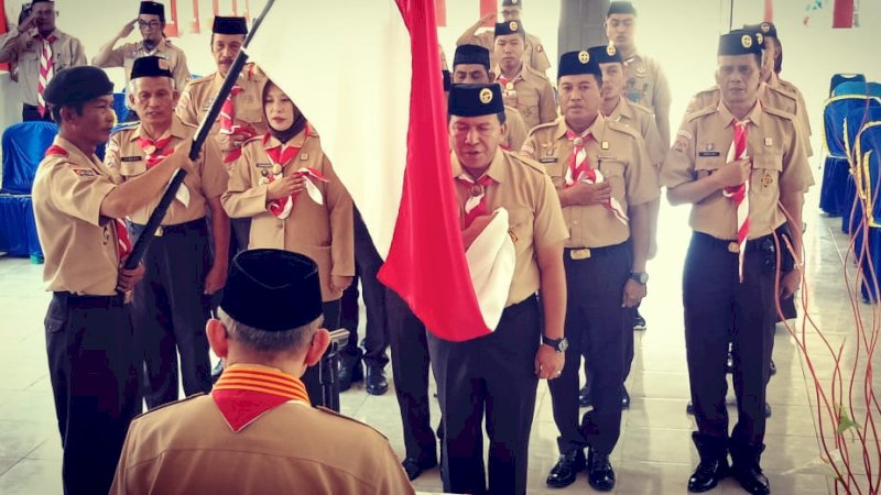Mabi dan Pembina Gudep Lapas Maros Resmi Dikukuhkan