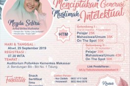 Talk Show Muslimah UKM LDK Gamais Poltekkes Hadirkan Meyda Sevira