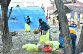 Usai SKBKT dan BBKT Sulsel 2019, Karang Taruna Sidrap Bersih-bersih Lapangan