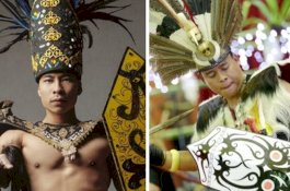 Indonesia-Malaysia Rebutan Pakaian Adat Dayak, Warganet Malaysia: Klaim Juga Dong Kabut Asapnya