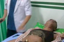 Bareng Istri, Leher Pengendara di Bulukumba Terlilit Kabel Telkom