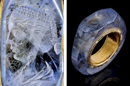 Keindahan Cincin Safir Kaisar Romawi yang Menampilkan Ukiran Wajah Istrinya
