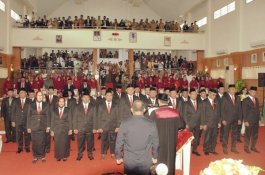 Anggota DPRD Dilantik, Bupati Sidrap Ucapkan Selamat