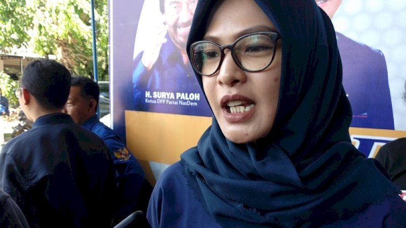 Ketua DPD NasDem Kota Makassar, Andi Rachmatika Dewi.