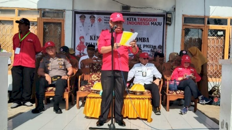 emah Bakti dan Lomba (KBL) PMR tingkat Wira, Madya dan Mula se-Kabupaten Sidenreng Rappang 2019 dipusatkan di Lapangan Barukku, Kelurahan Batu, Kecamatan Pitu Riase.