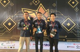 AK-Manufaktur Bantaeng Raih Best Design Celebes Robot Contest di Unhas
