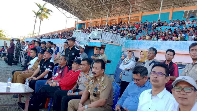 Bupati Sidrap Ikut Saksikan Laga Liga 3, Empat Tim Bermain Imbang